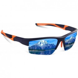 Sport Polarized Sunglasses Protection Lightweight - CH18XHO8EOX $18.66