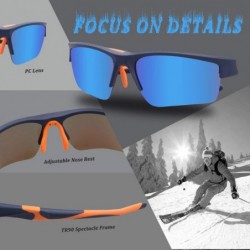Sport Polarized Sunglasses Protection Lightweight - CH18XHO8EOX $18.66