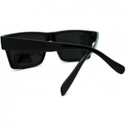 Rectangular Polarized Lens Sunglasses Reduce Glare Classic Square Frame - Black - CO1867S9AD7 $10.67
