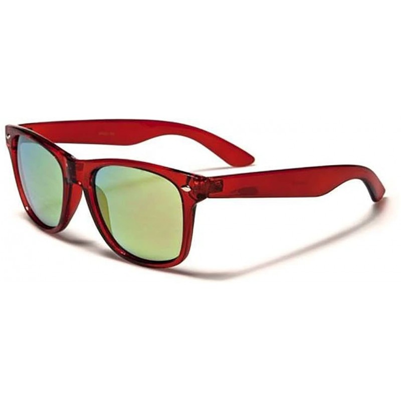 Wayfarer Color Mix Sunglasses - Yellow/Red - CM18DNKARSG $9.57