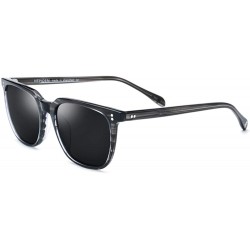 Goggle Acetate Polarized Sunglasses Square Sun Glasses for Men 9114 - Gray - C718N79EIMQ $24.93