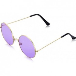 Round Sunglasses Vintage Colored Eyeglasses Glasses - CU199XW5X4L $17.50