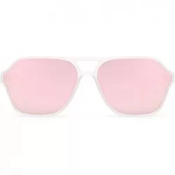 Aviator Polarized Aviator Sunglasses Men Women Vintage Square Driving Glasses - CW1967TW0OX $20.40