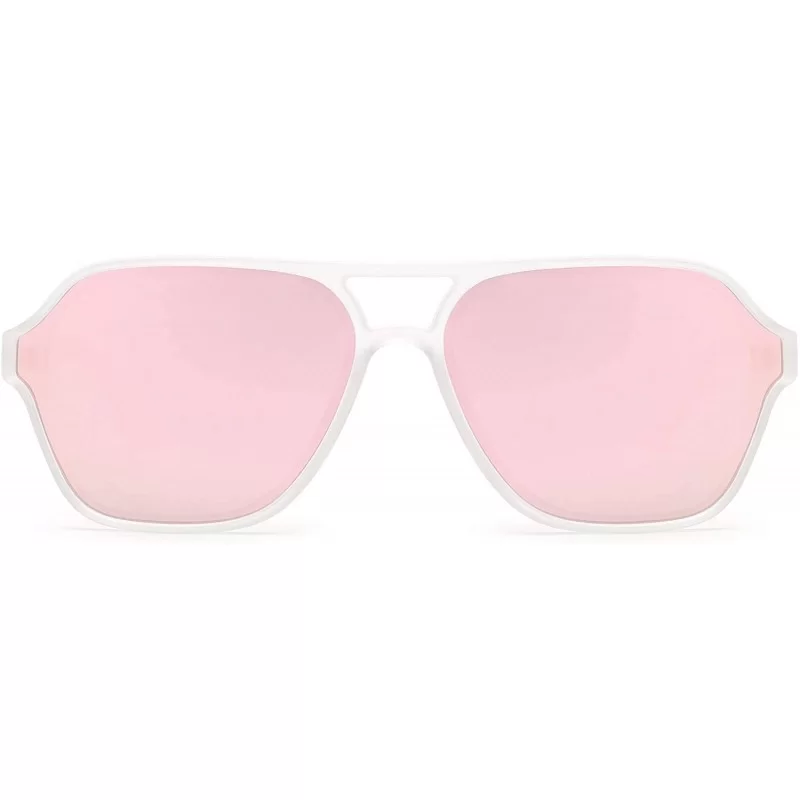 Aviator Polarized Aviator Sunglasses Men Women Vintage Square Driving Glasses - CW1967TW0OX $20.40