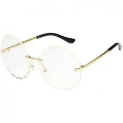 Round Unisex Sunglasses Retro Pink Drive Holiday Round Non-Polarized UV400 - White - C718RLIWH5I $17.50