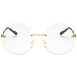 Round Unisex Sunglasses Retro Pink Drive Holiday Round Non-Polarized UV400 - White - C718RLIWH5I $6.91