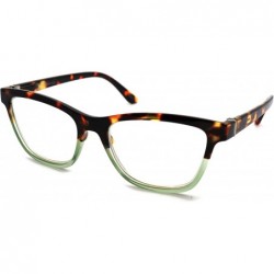 Rectangular computer Reading Glasses tortoise - CI18GQYCLAH $40.91