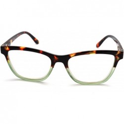 Rectangular computer Reading Glasses tortoise - CI18GQYCLAH $22.42