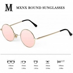 Round Retro Round Sunglasses for men John Lennon women Vintage Polarized Hipple Small Circle Sun Glasses MXNX209 - CF18S2QCUM...