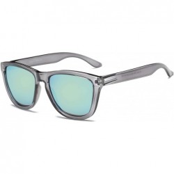 Goggle With a subtle horned rim and smooth squared lines- our Primrose Sunglasses - Grey - CT18WU5SDXZ $36.68