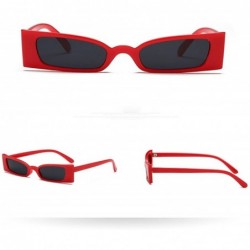 Round Sunglasses for Women Men Mini Sunglasses Rectangle Sunglasses Chic Glasses Eyewear Sunglasses for Holiday - D - CD18QU6...