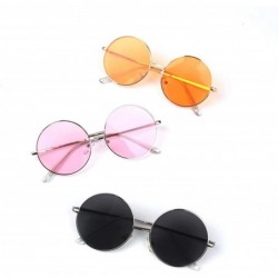 Round Candy Color Korean Simple Children Round Girls ANTI-UV Sunglasses Hot Boys Kids Retro Cute Sun Glasses Eyewear - CX199C...