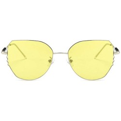 Goggle Hot fashion women cat polarized sunglasses brand designer metal frame sun photochromic goggles - CJ18MHRZ05A $17.26