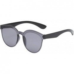 Rimless Fashion Polarized Sunglasses Oversized Sunglasses for Women Men Fashion Sunglasses Shades Jelly Sunglasses Retro - CQ...