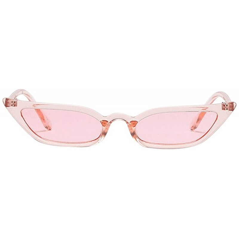Cat Eye 2020 Fashion Vintage Sunglasses for Women Cat Eye Small Frame Retro Sunglasses UV400 Eyewear for Ladies - Pink - CW19...