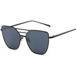 Aviator Luxury Sunglasses Women Brand Desinger Metal Mirror Sun Glasses For Women 1 - 6 - C518XE0C9NX $10.83