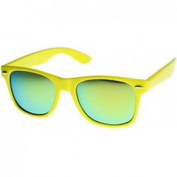 Square Fashion Eyewear Wayfarer Style Multi-Color Sunglasses - Multcolored - CM11DJAD687 $9.61