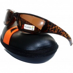 Sport Polarized Lens Sports Sunglasses - B310POl-Demi - C118C2WQEZG $29.00