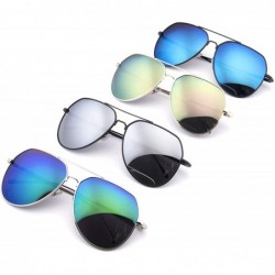 Aviator Mutil-typle Fashion Sunglasses for Women Men Made with Premium Quality- Polarized Mirror Lens - CG19424QLK5 $11.88