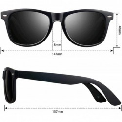 Wrap SUNGLASSES FOR MEN WOMEN - Half Frame Polarized Classic fashion womens mens sunglasses FD4003 - CH18TE0Z4NY $13.43