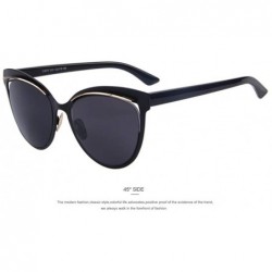 Cat Eye Fashion Women Cat Eye Sunglasses Classic Brand Designer Sunglasses C02 Blue - C02 Blue - CX18XDWSG7C $9.90