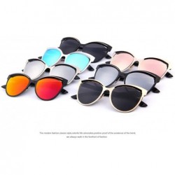 Cat Eye Fashion Women Cat Eye Sunglasses Classic Brand Designer Sunglasses C02 Blue - C02 Blue - CX18XDWSG7C $9.90