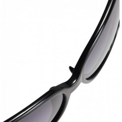 Oversized Ladies Vintage Round Polarized HD TAC Sunglasses for Women Classic Retro Designer Style - B - CK198ODE052 $14.97