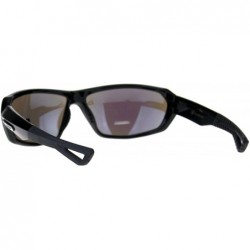 Oval Mens Xloop Sunglasses Designer Sports Fashion Shades UV 400 - Gunmetal (Teal Mirror) - C318E3748CQ $12.34