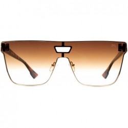 Shield F005 Shield Design - for Womens 100% UV PROTECTION - Gold-browndegrade - CN192THKH57 $19.22