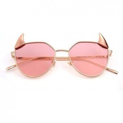 Aviator Unisex sunglasses- fashion personality sunglasses- horn fashion sunglasses - B - CP18SGIMENC $70.95