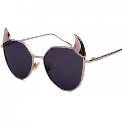 Aviator Unisex sunglasses- fashion personality sunglasses- horn fashion sunglasses - B - CP18SGIMENC $43.15