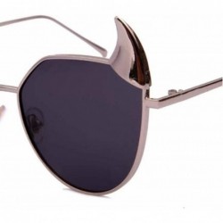 Aviator Unisex sunglasses- fashion personality sunglasses- horn fashion sunglasses - B - CP18SGIMENC $43.15