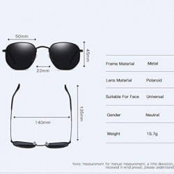 Aviator Polarizing sunglasses for men and women - D - CF18Q7XWQUI $25.05