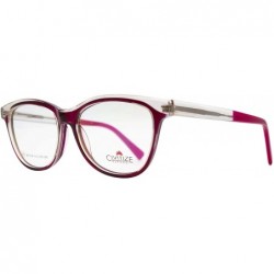 Oval Eyeglasses 3704 Oval Style - for Womens 100% UV PROTECTION - Transparent-fucsia - CJ192TGUDC7 $26.86