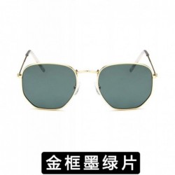 Rimless Retro Classic Vintage Small Square Sunglasses Men Polygon Sun Glasses Women Metal Frame Lens Eyewear UV400 - 6 - CI19...