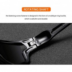 Sport Men Sport Polarized Sunglasses 100% UV Protection for Outdoor Activities - Red - CK18TI698K8 $12.20