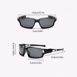 Sport Men Sport Polarized Sunglasses 100% UV Protection for Outdoor Activities - Red - CK18TI698K8 $12.20