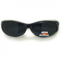 Goggle Unisex Wear Over Prescription Glasses Rx Glasses Polarized Sunglasses With Microfiber Soft Pouch - Black Fade - CD18OR...