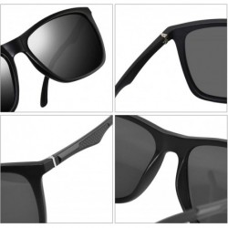 Oversized Polarized Sunglasses for Men Aluminum Mens Sunglasses Driving Rectangular Sun Glasses For Men/Women - C218HY9LK9D $...