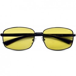 Aviator Blocking Sunglasses Photochromic Polarized - Grey/Yellow/87505 - C918RW8ZGE7 $21.29