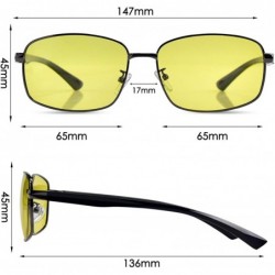 Aviator Blocking Sunglasses Photochromic Polarized - Grey/Yellow/87505 - C918RW8ZGE7 $21.29