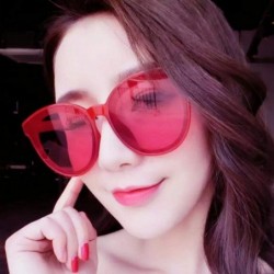 Aviator Luxury Vintage Round Sunglasses Women Brand Designer 2019 Cat Eye Leopard - Black - CT18Y4SI76T $8.68