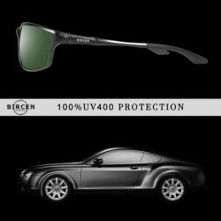 Wayfarer Bircen Polarized Sunglasses for Men Women UV Protection Driving Golf Fishing Sports Sunglasses - CR18AZOR63Z $22.17