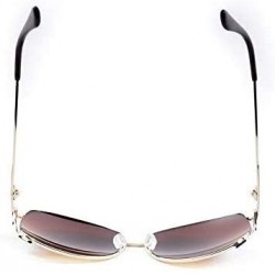 Oversized Women's Gradient Oversize 65 mm Sunglasses - Tortoise/Gold - C111XRDXJ4D $9.75