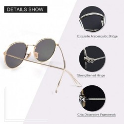 Oversized Retro Round Polarized Steampunk Sunglasses Side Shield Goggles Gothic S92-ADVANCED POLARIZED - CF18NE3Y5CL $12.67