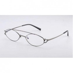 Oval Oval metal frame- men and women fashion personality frame glasses - D - CN18RW3QQWH $54.07